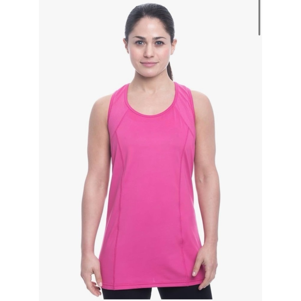 NWT Penn Women's Princess Performance Workout Tank Top Rose Violet Pink, Large